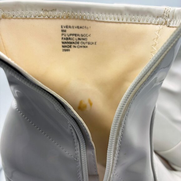 Kenneth Cole white vegan leather platform bootie - Picture 6 of 6